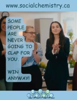 Not everyone is going to clap for you. 
Not everyone is going to understand your growth. 
Not everyone is going to support the direction you’re choosing.

And that’s okay.

Because your progress was never meant to be validated by everyone else. 
It was built in the quiet moments… 
The hard days… 
The times you kept going when no one was watching.

Some people only recognize results once they’re undeniable. 
Others may never acknowledge them at all.

Don’t let that stop you.

Win anyway. 
Show up anyway. 
Keep building a life that feels right for YOU.

At Social Chemistry, we believe real strength comes from within. 
From choosing to move forward without applause. 
From creating your own sense of purpose, connection, and momentum.

If you’re in a season where it feels like no one sees your effort… 
This is your reminder:

You don’t need permission. 
You don’t need validation. 
You don’t need a crowd.

You just need to keep going.

Release the need for approval. 
Reflect on how far you’ve already come. 
Reconnect with why you started in the first place.

That’s where your power is.

#socialchemistry #KeepGoing #SelfGrowth #InnerStrength #MindsetMatters